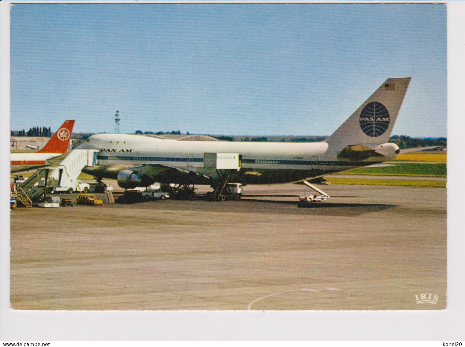 Vintage Rppc Panam Boeing 747 @ Brussels National Airport - 1919-1938: Entre Guerres