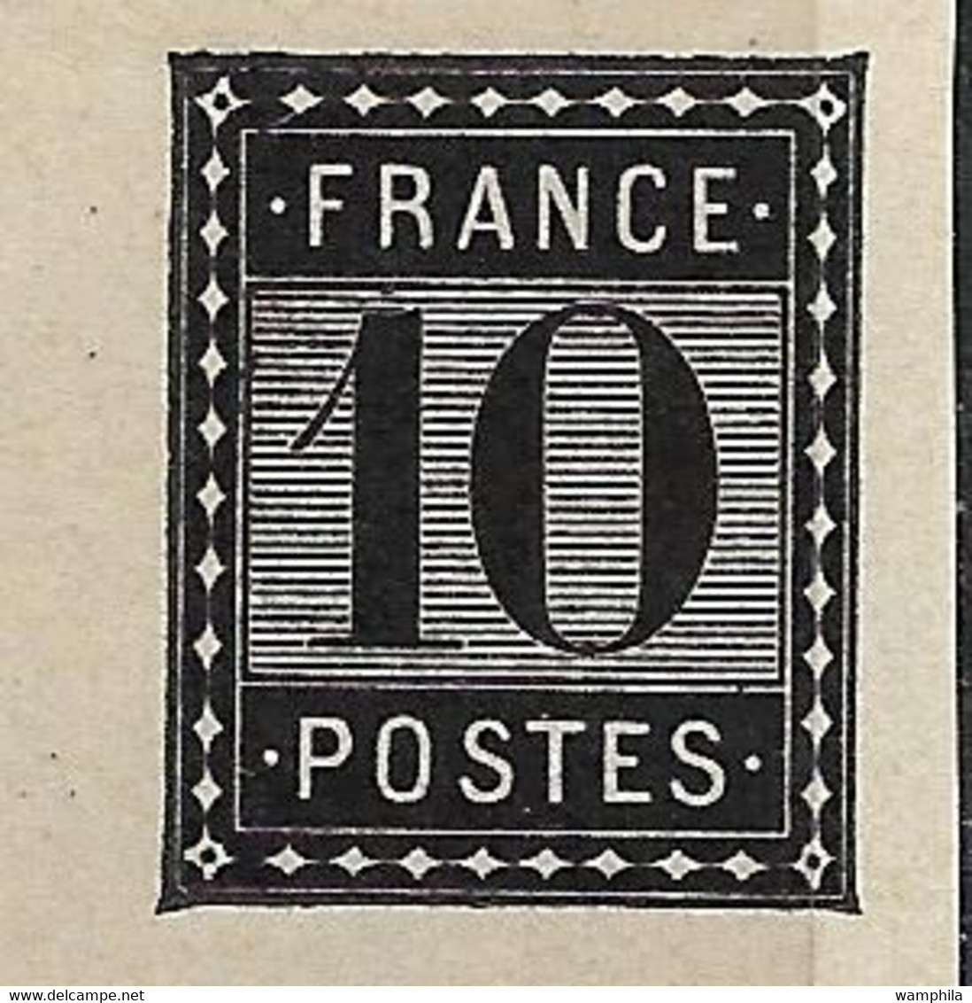 France Essai De L'imprimerie Nationale 10c Noir Cote 260€. - Other & Unclassified