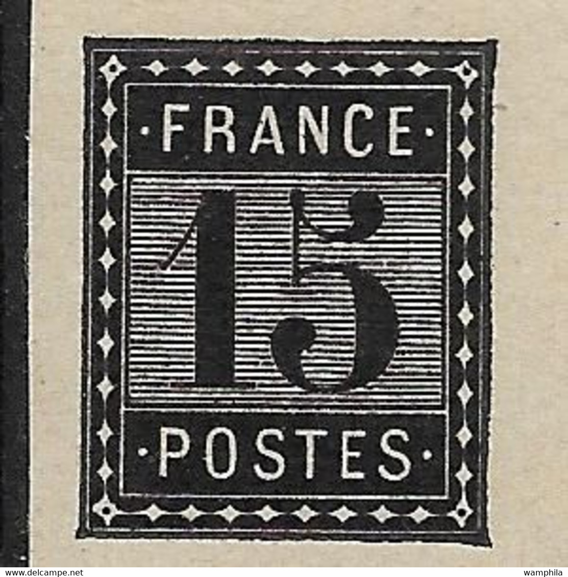 France Essai De L'imprimerie Nationale 15c Noir Cote 260€. - Other & Unclassified
