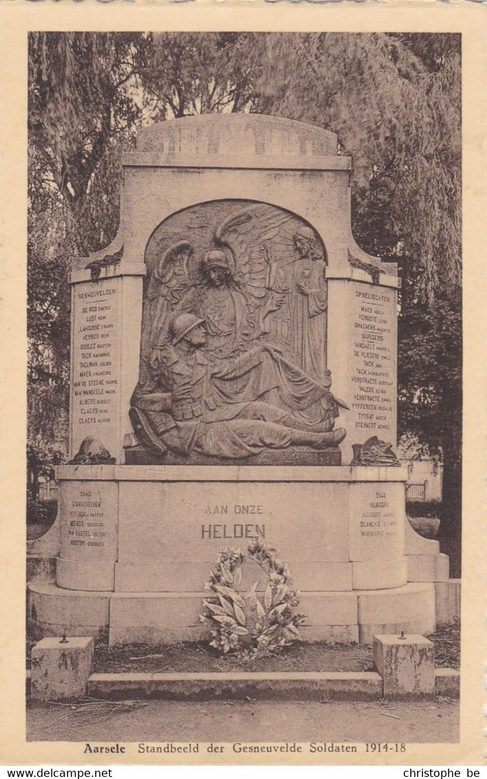 Aarsele, Standbeeld Der Gesneuvelde Soldaten (pk70737) - Tielt