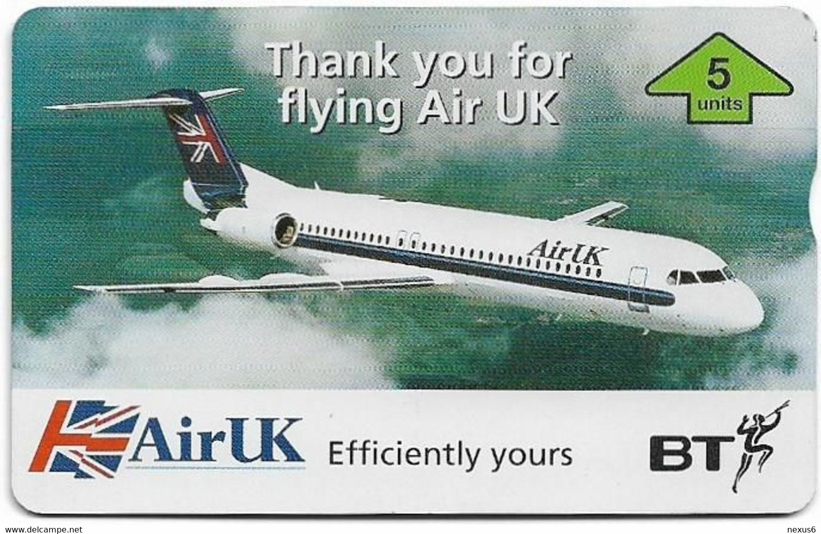 UK - BT - L&G - BTO-121 - Air UK, Efficiently Yours - 505K - 5Units, 5.000ex, Mint Rare! - BT Emissions Générales