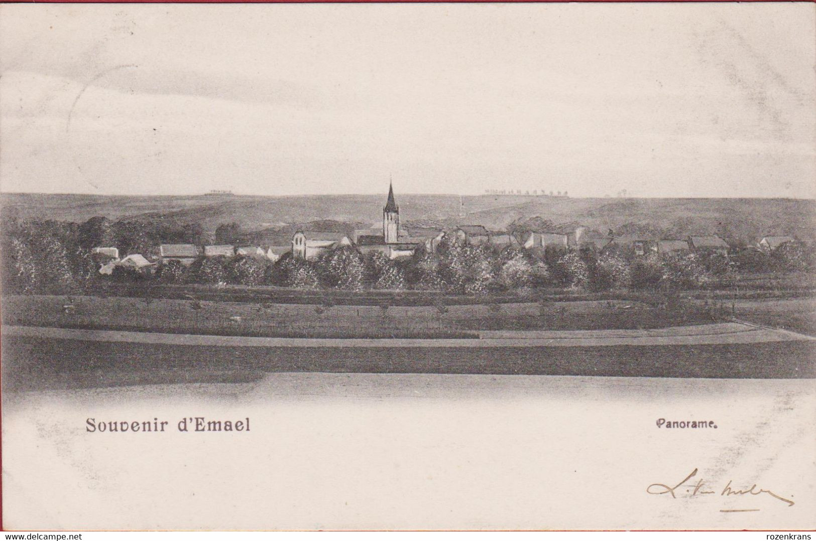 Souvenir D'Emael Panorama Panorama Eben-Emael Bassenge (En Bon état) - Bassenge