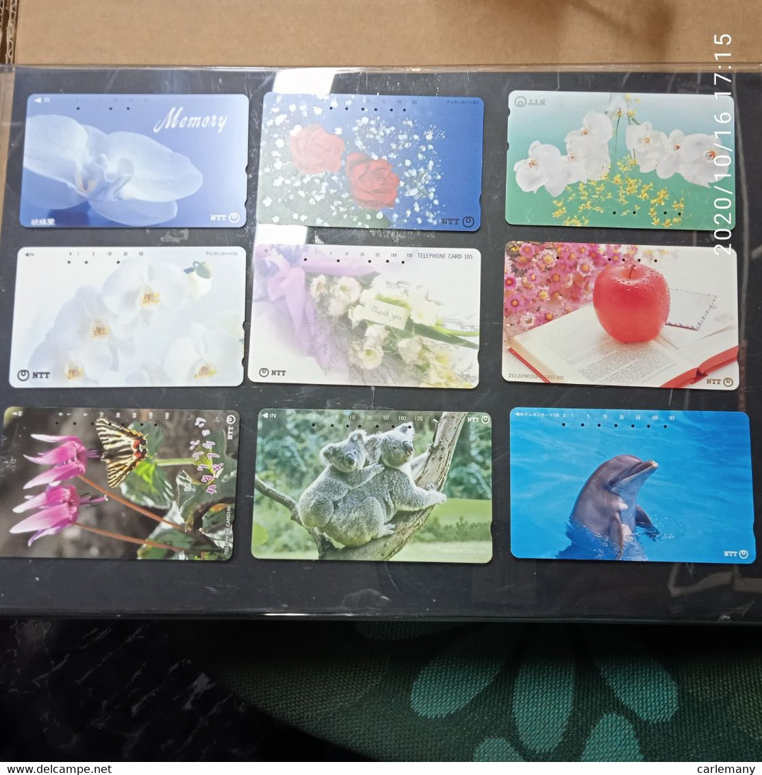 9  DIFF.TELECARTES PHONECARDSFLEURS FLORES VARIOS JAPON - Otros - Asia