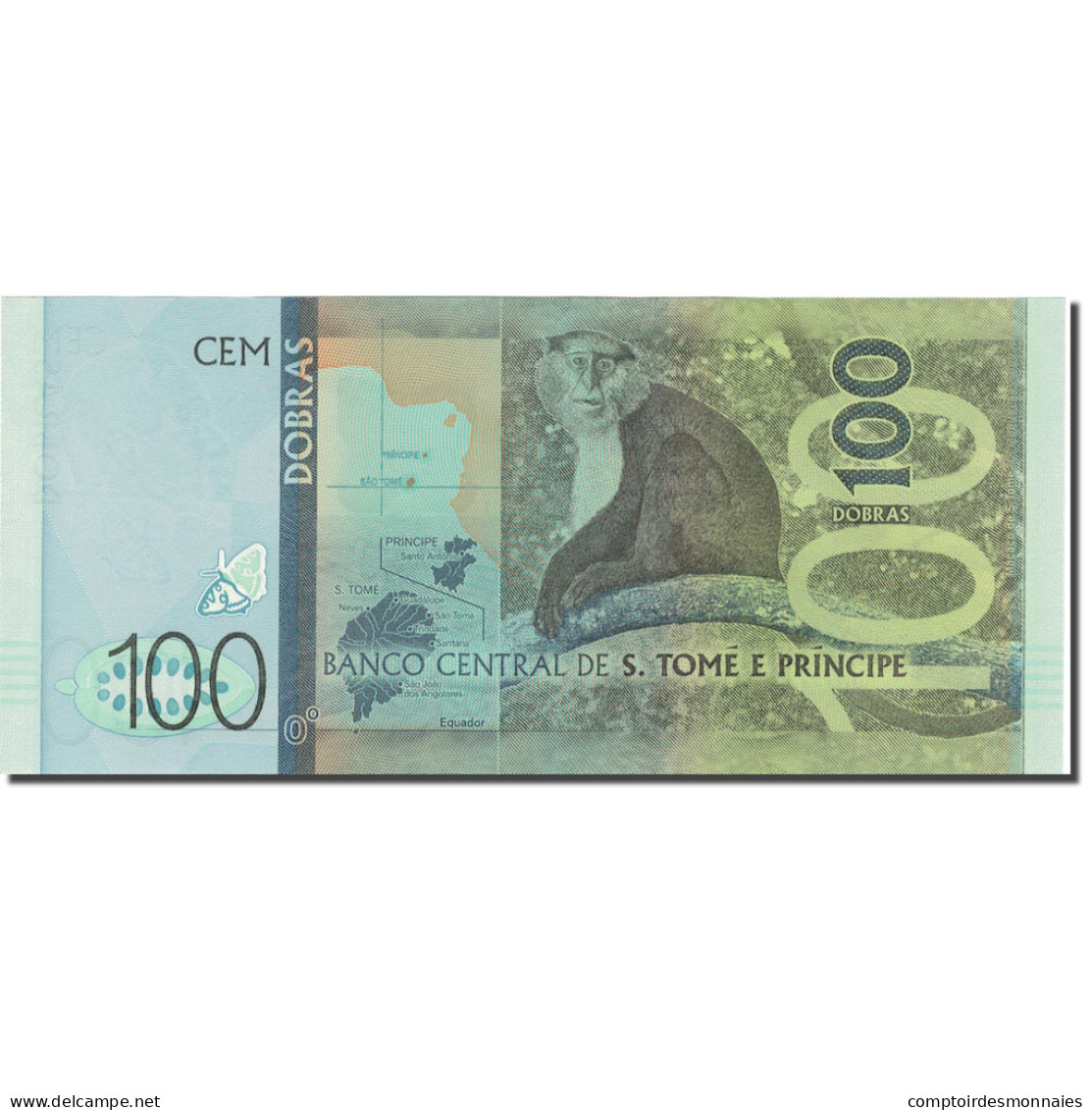 Billet, Saint Thomas And Prince, 100 Dobras, 2016, 2016-10-21, NEUF - Sao Tome And Principe