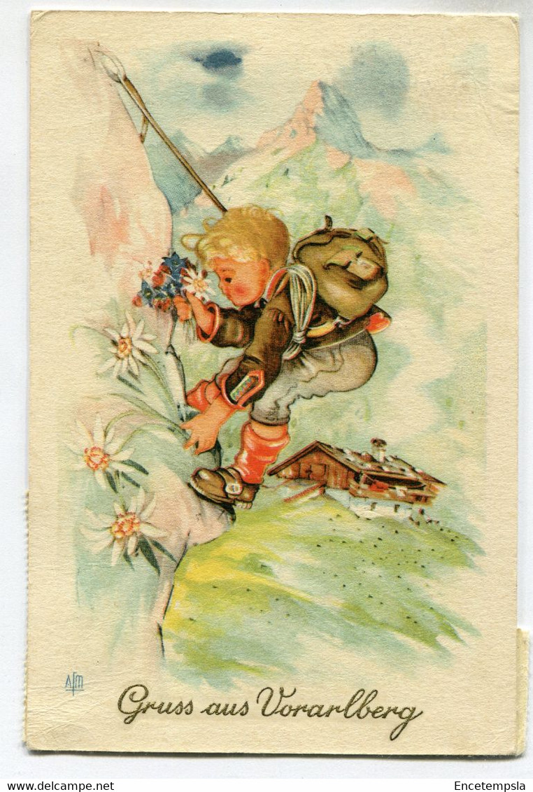 CPSM - Carte Postale - Autriche - Gruss Aus Vorarlberg - Jeune Garçon Qui Escalade - 1954 (BR14231) - Hohenems