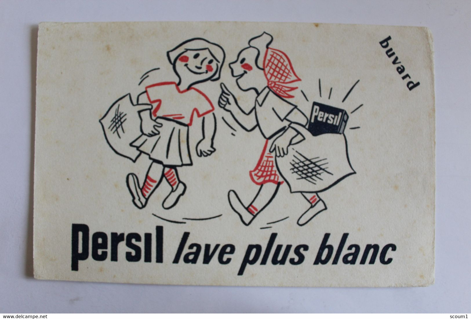 Buvard   PERSIL LESSIVE - Produits Ménagers