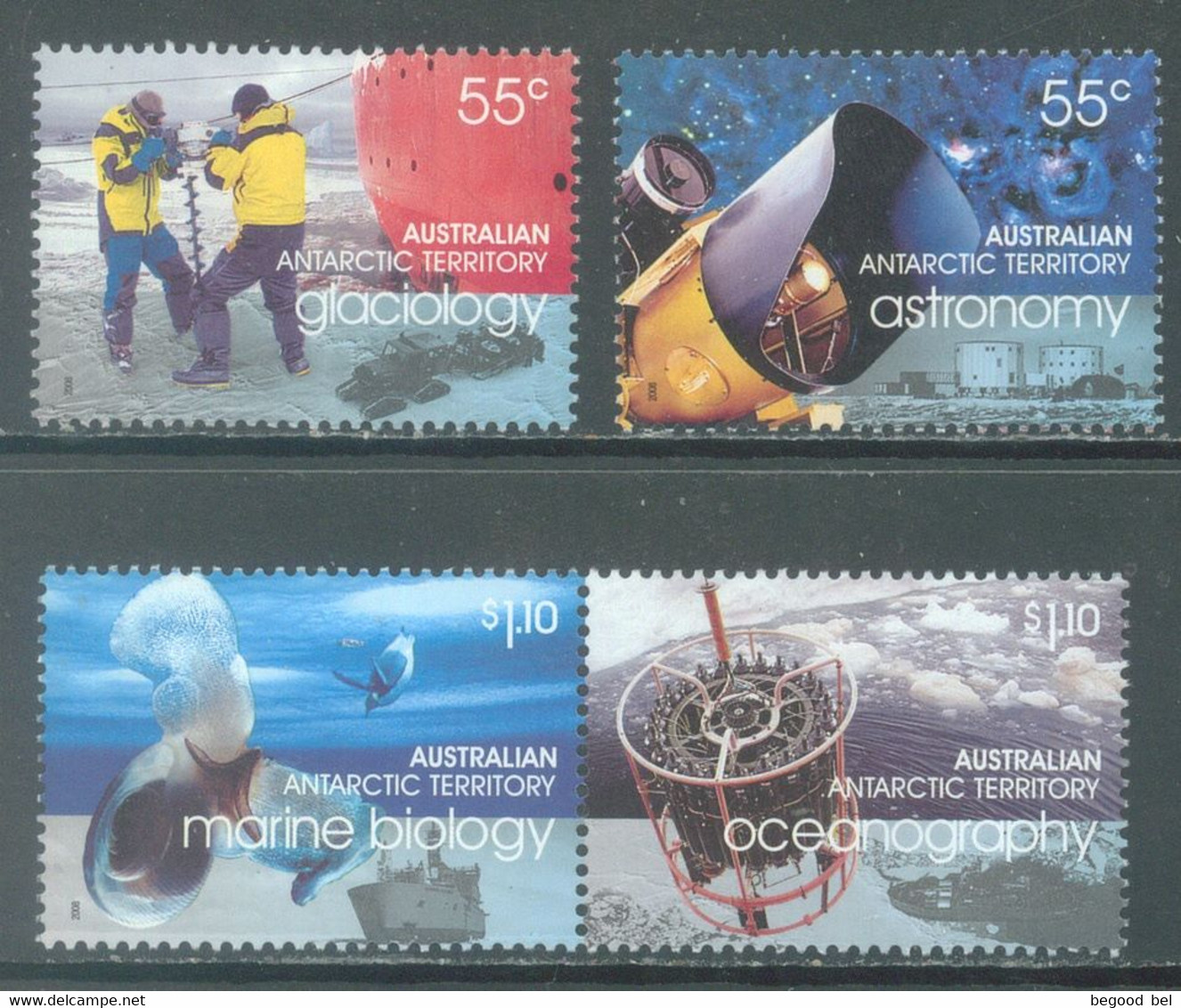 AAT - 2008 - MNH/***  -  POLAR YEAR - Yv 172A-172D  - Lot 22447 - Ongebruikt