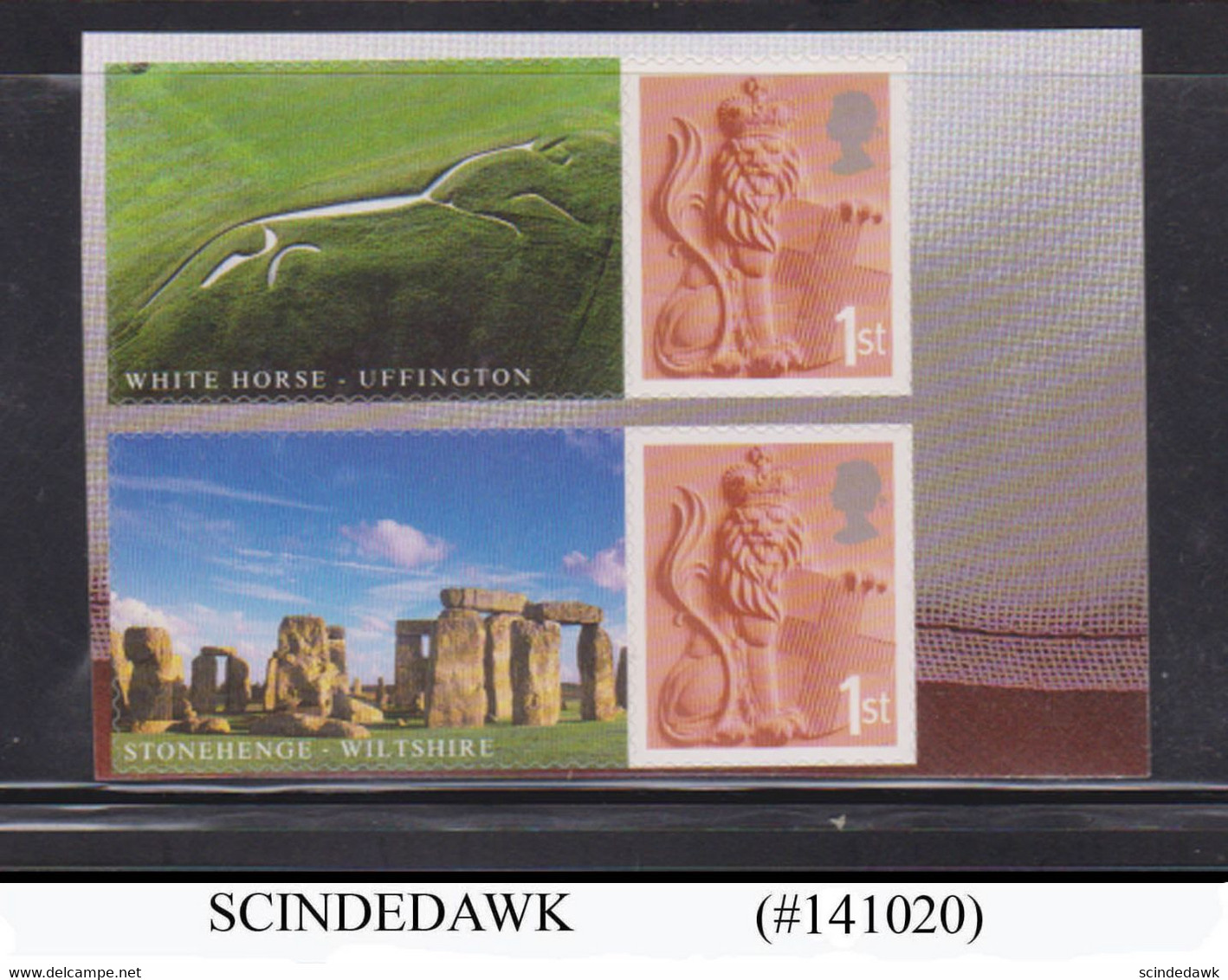 GREAT BRITAIN - 2007 STONEHENGE & WHITE HORSE - 2V - MNH SELF-ADHESIVE STAMPS - Unused Stamps