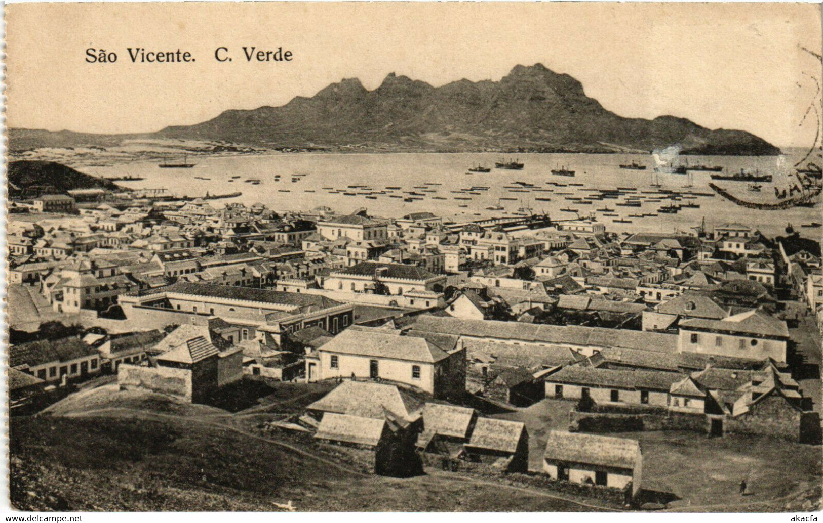 PC CPA CAPE VERDE / PORTUGAL, S. VICENTE, VISTA GERAL, (b21708) - Cap Vert