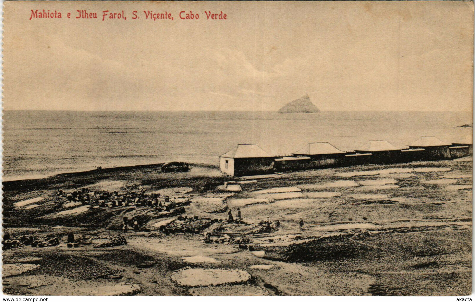 PC CPA CAPE VERDE / PORTUGAL, MAHIOTA E JLHEU FAROL, VINTAGE POSTCARD (b13361) - Cap Vert