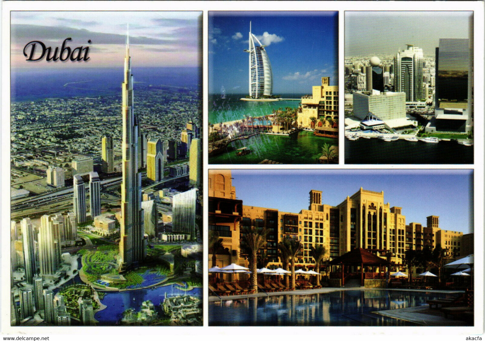 PC CPA U.A.E. , DUBAI, VIEWS OF DUBAI, REAL PHOTO POSTCARD (b16422) - United Arab Emirates