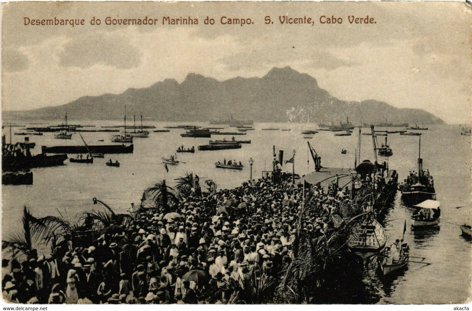 PC CPA CAPE VERDE / PORTUGAL, S. VICENTE, MARINHA DO CAMPO, (b21717) - Kaapverdische Eilanden