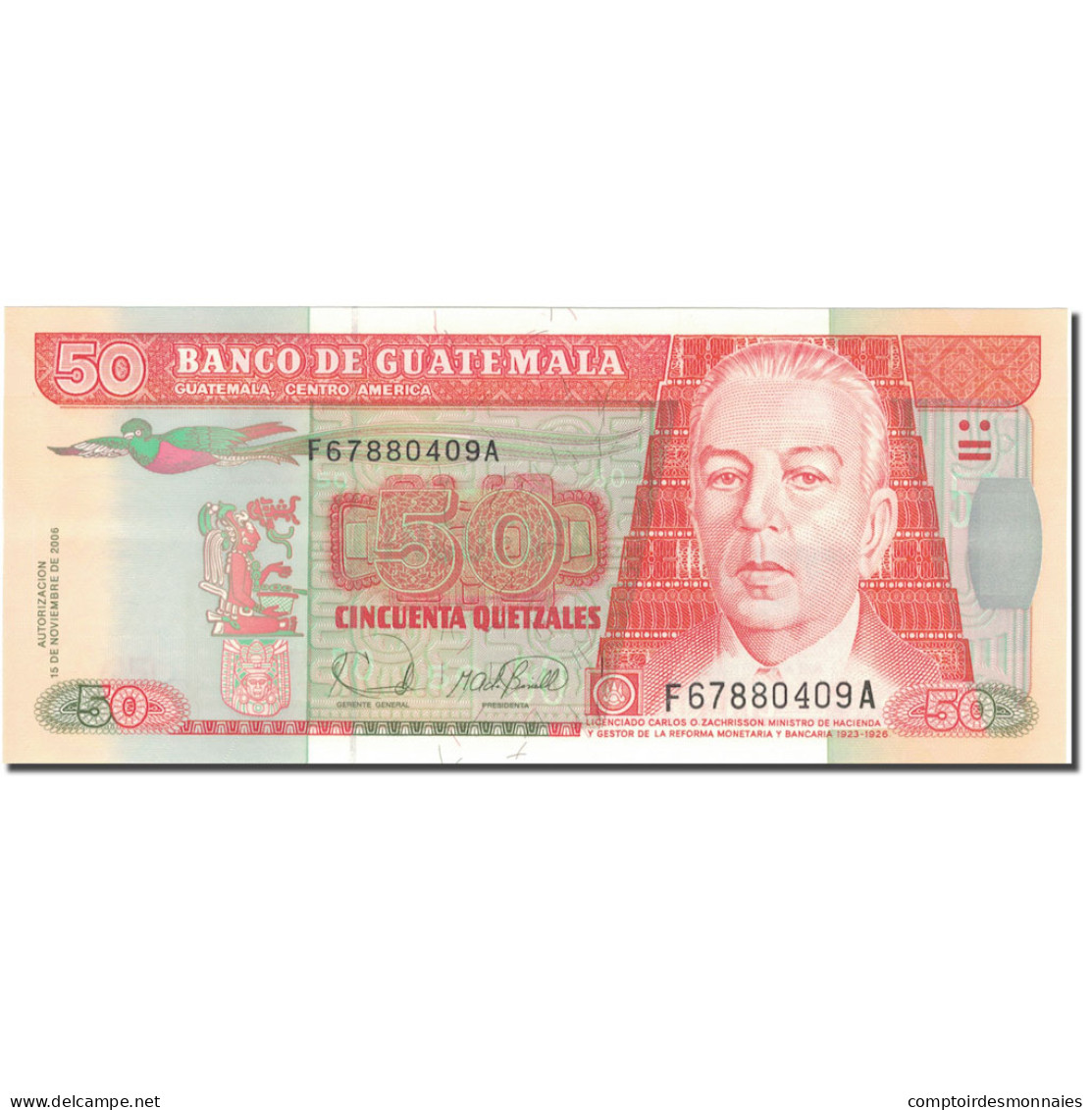 Billet, Guatemala, 50 Quetzales, 2006, 2006-11-15, KM:113, NEUF - Guatemala