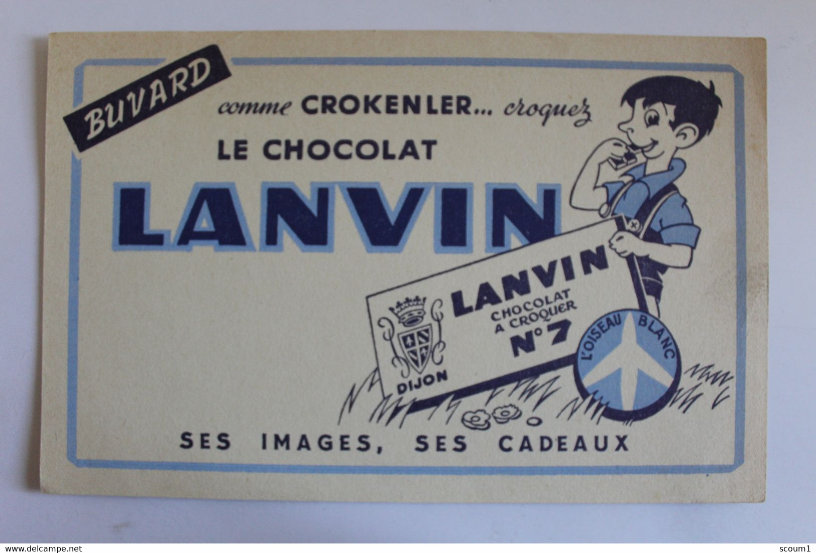 Buvard Chocolat LANVIN Dijon - Cocoa & Chocolat