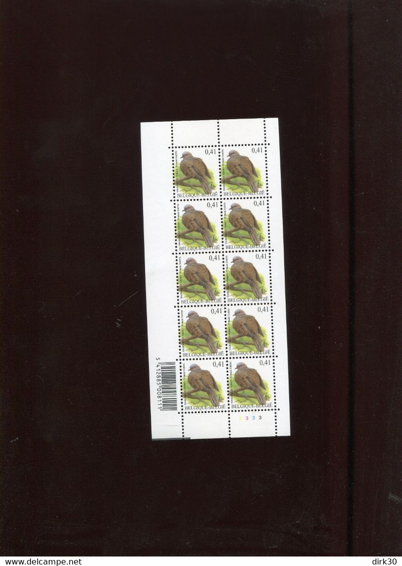 Belgie Andre Buzin Birds 3135 0.41€ In Velletje Van 10 Plaatnummer 3 - 1985-.. Pájaros (Buzin)