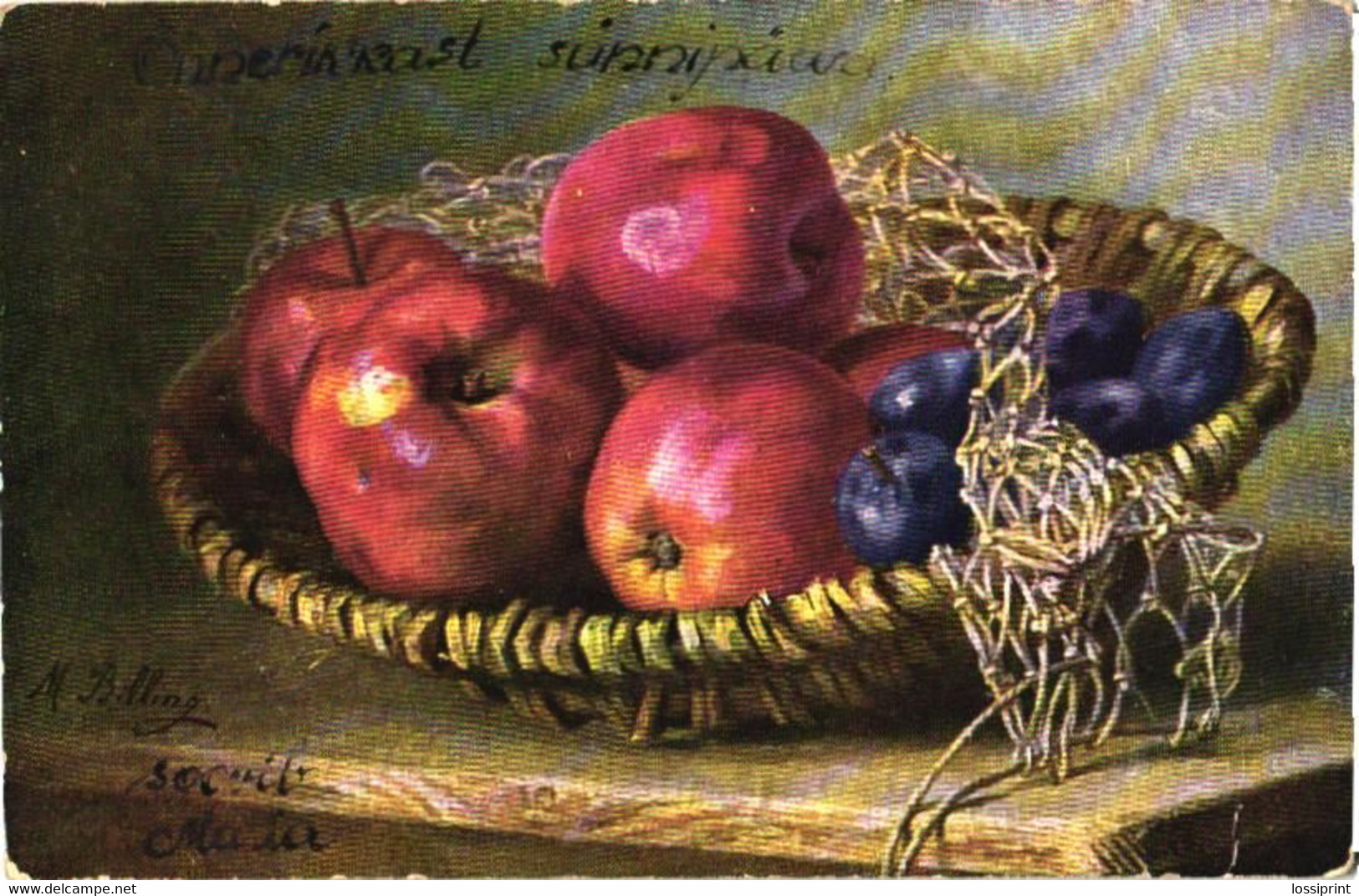 M.Billing:Apples And Plums, Pre 1905 - Billing, M.