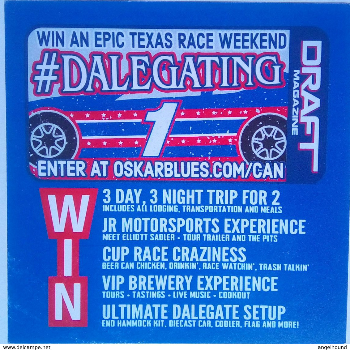 Ticket Signed By Elliott Sadler ( Race Car Driver_ - Autographes