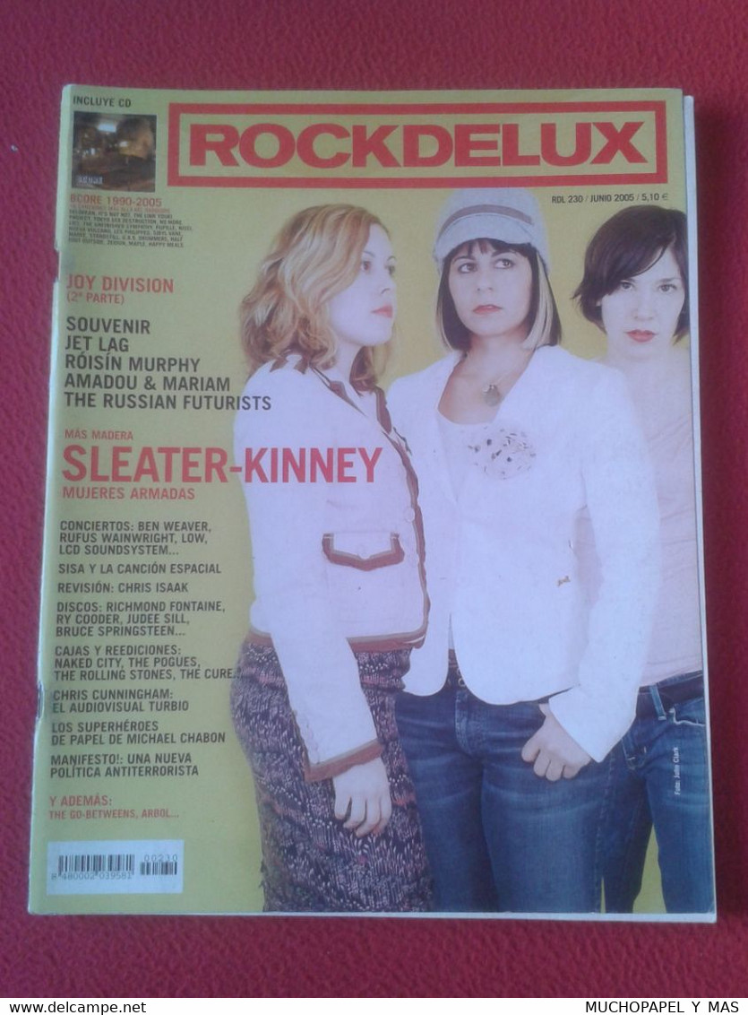 REVISTA MAGAZINE RDL ROCK DE LUX ROCKDELUX 230 JUNIO 2005 JOY DIVISION SLEATER-KINNEY B. SPRINGSTEEN...ETC MÚSICA MÚSIC. - [4] Thema's