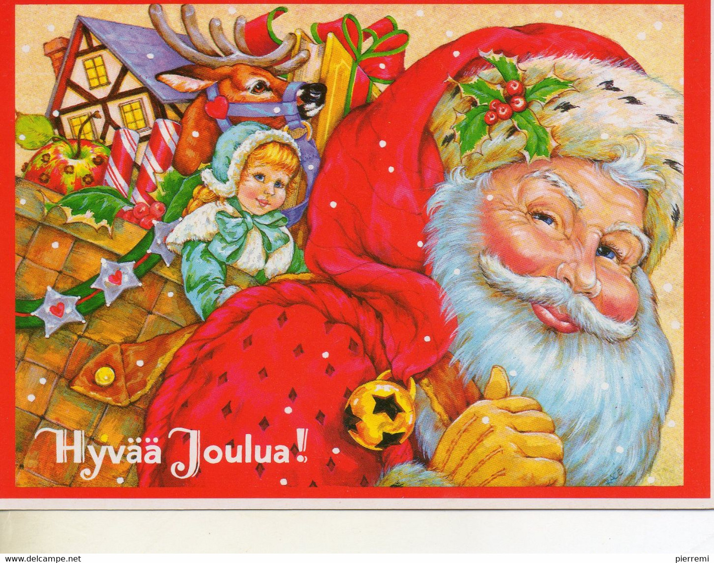 Pere Noel   Carte Finlandaise - Santa Claus