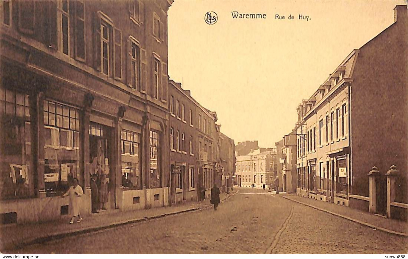 Waremme - Rue De Huy (animée, Commerce, Edit L Fraipont Boden) - Waremme