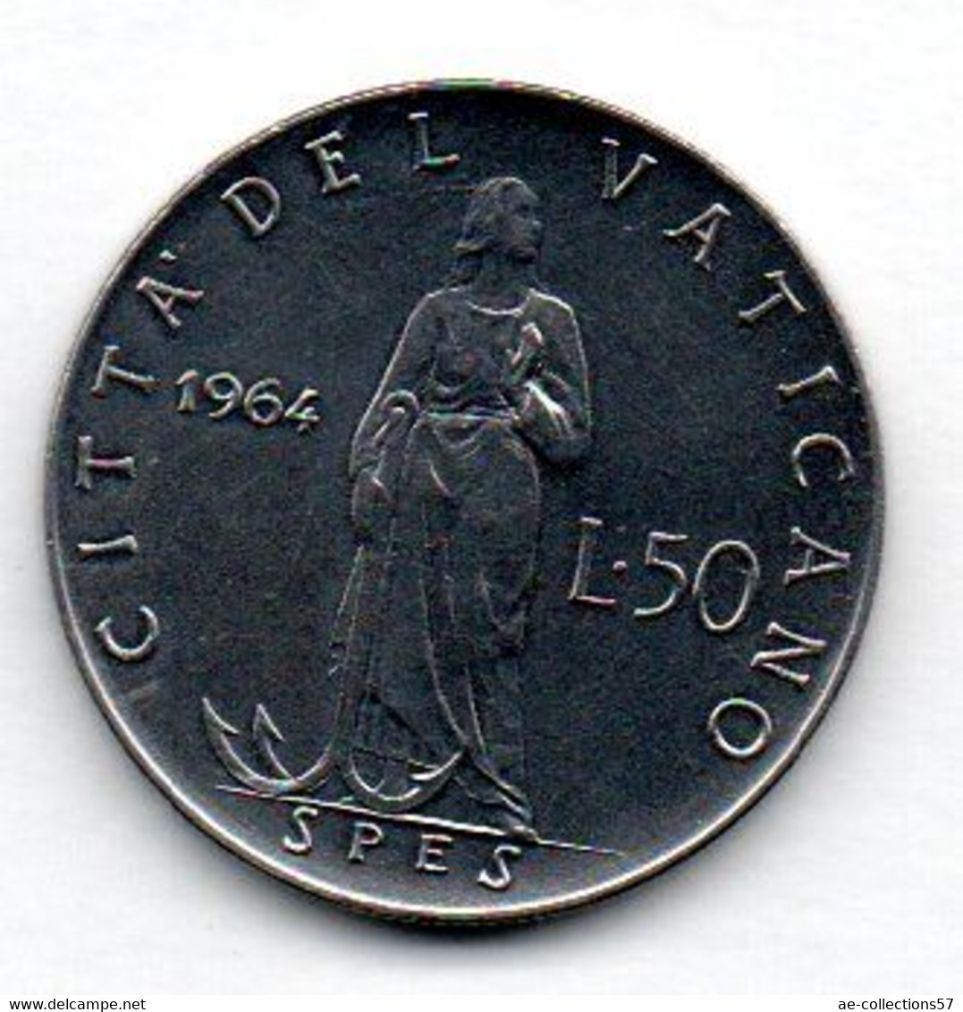 Vatican  - 50 Lires 1964  -- état  SUP - Vaticaanstad