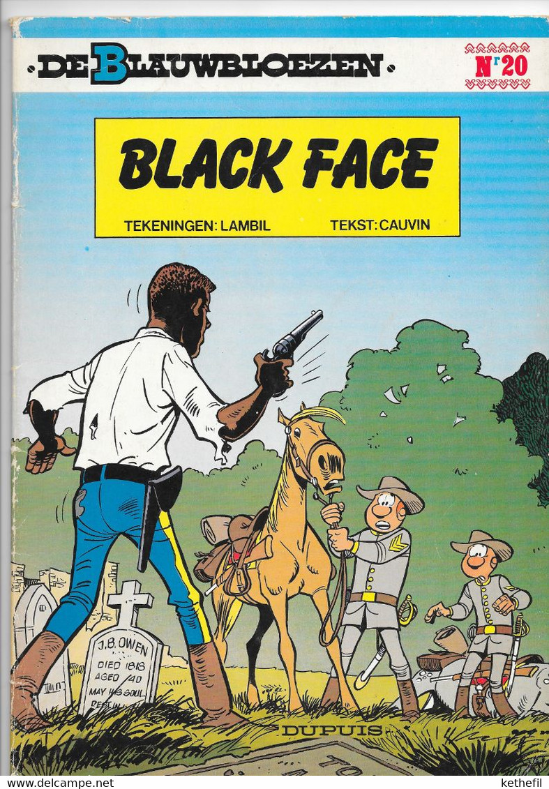 Blauwbloezen, Black Face Nr 20 1st Druk 1983 - Goede Staat - Blauwblözen, De