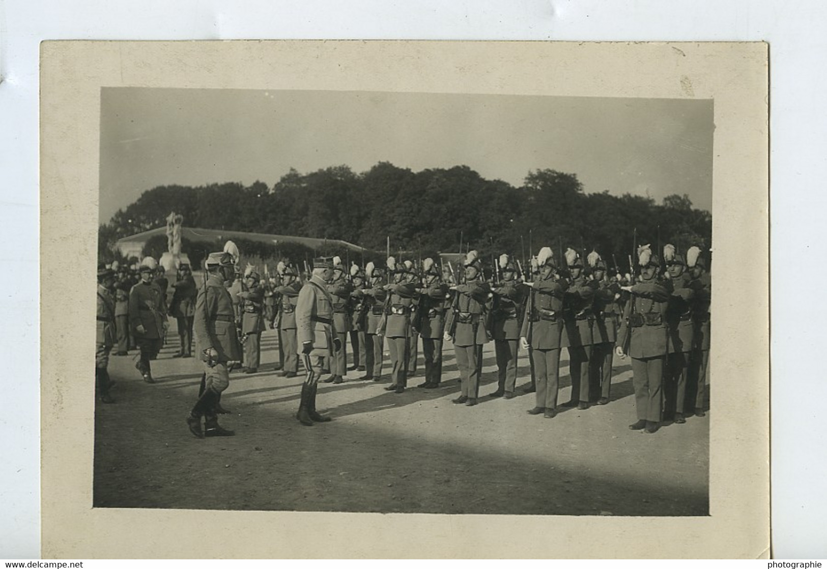 France Marechal Petain Ecole Militaire De Saint Cyr Revue Manoeuvres Ancienne Photo 1927' #1 - Guerra, Militares