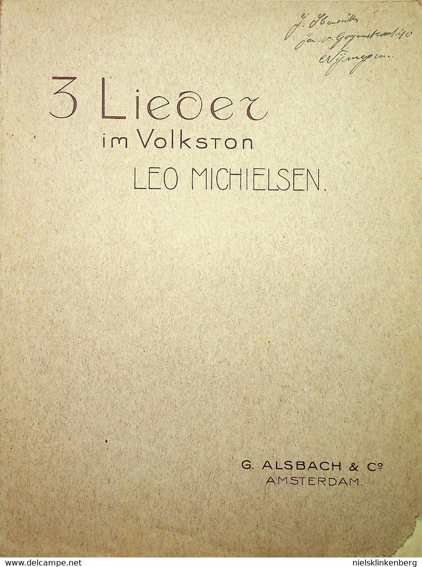 Leuke Collectie Liederen En Bladmuziek Uit Het Begin Van De 20e Eeuw - Théâtre