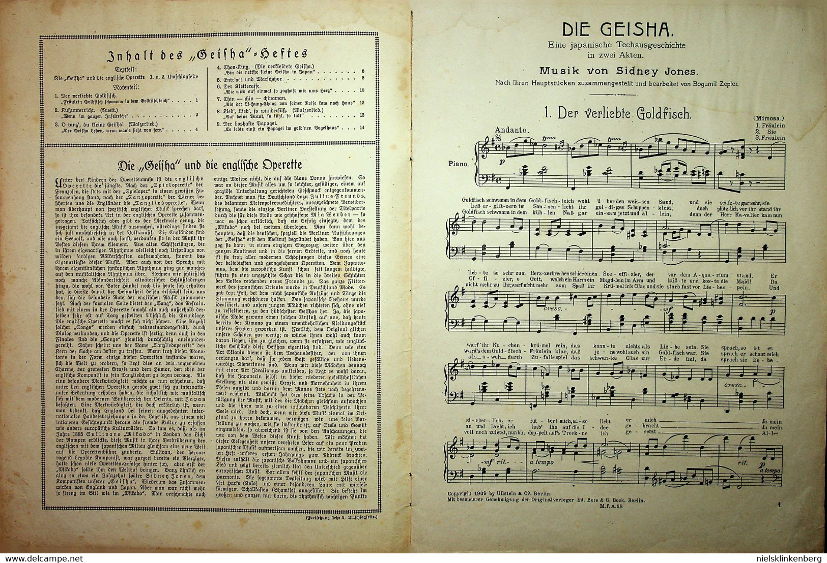 leuke collectie liederen en bladmuziek uit het begin van de 20e eeuw
