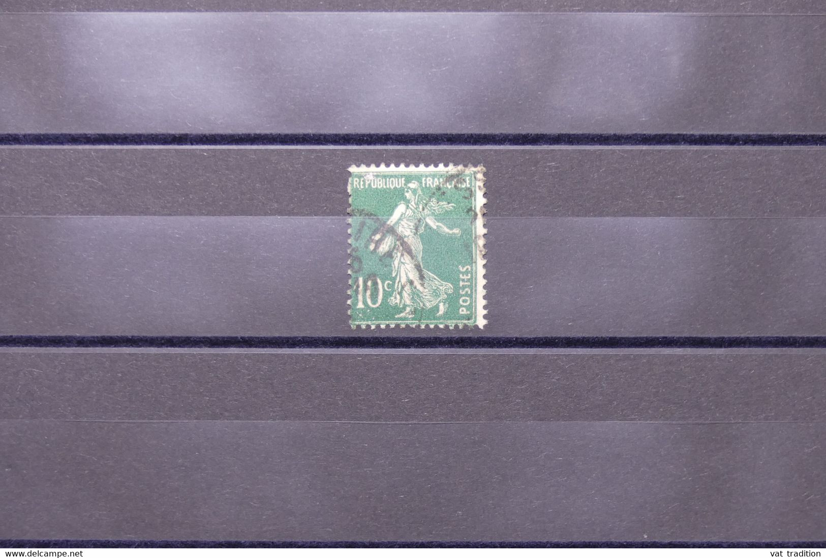 FRANCE - Variété - N°Yvert 159 - Semeuse - Lettre E De Postes En Trident - Oblitéré  - L 73977 - Usados