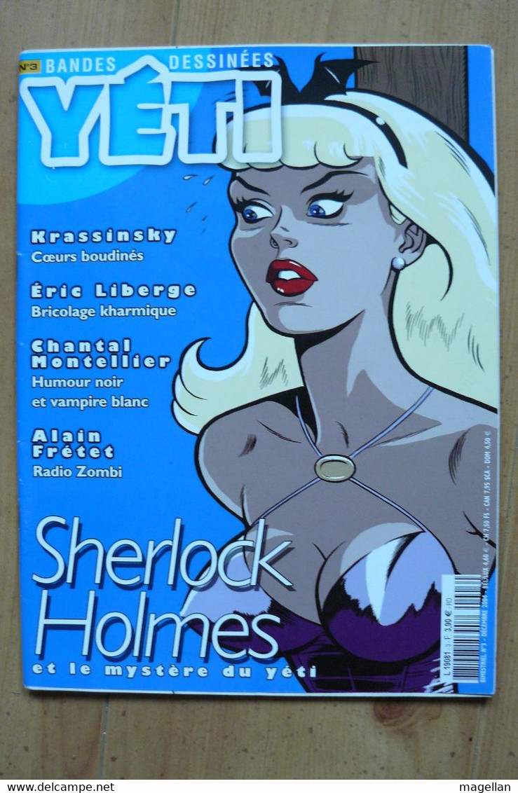 Yeti  N° 3 - Décembre 2004 - Sherlock Holmes - BD Fantastique - Autre Magazines