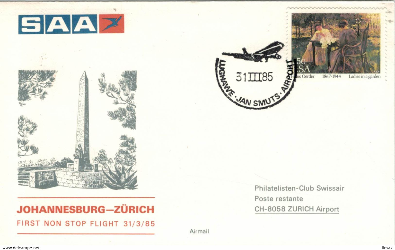 New York LaGuardia Franklin - Washington Weisses Haus - Miami Wright Flugpioniere - Frans Oerder Lughawe Jan Smuts - Otros & Sin Clasificación