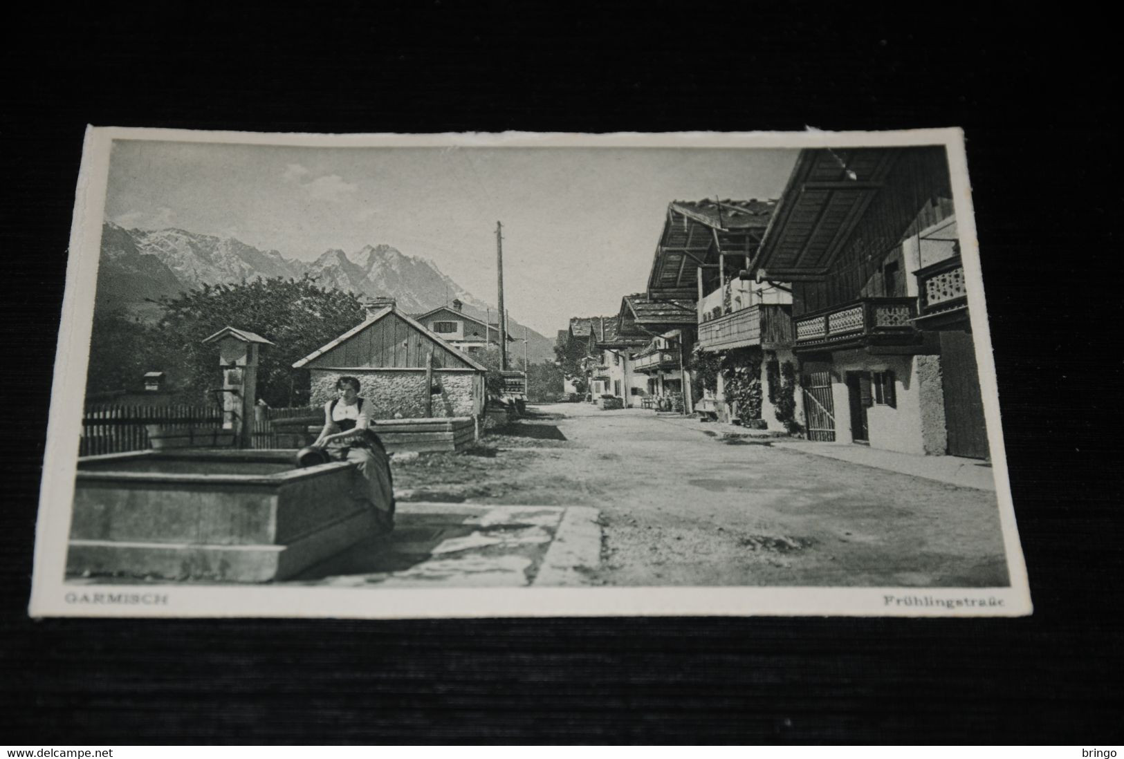 18563-            GARMISCH, FRÜHLINGSTRASSE - Zugspitze