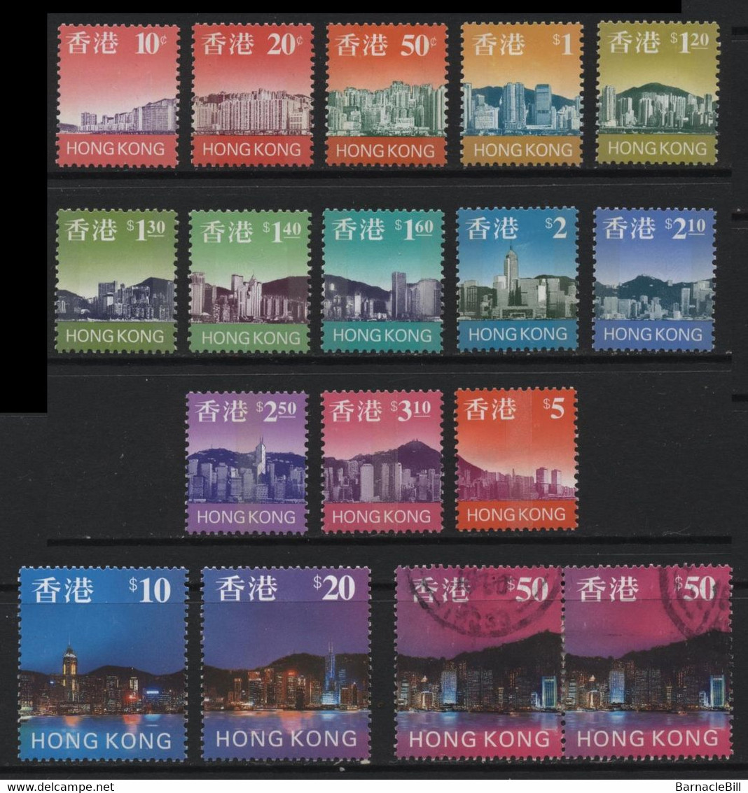 Hong Kong (22) 1997 Definitives. Mint & Used - Sonstige & Ohne Zuordnung