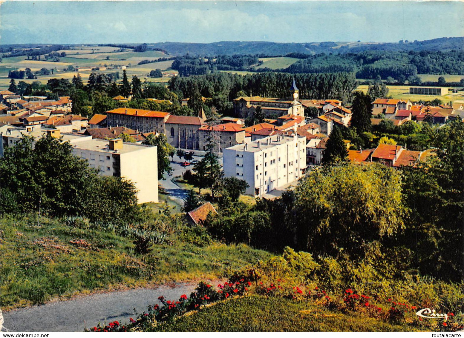 CPSM 38 ST JEAN DE BOURNAY VUE GENERALE     Grand Format  15 X 10,5 Cm - Saint-Jean-de-Bournay