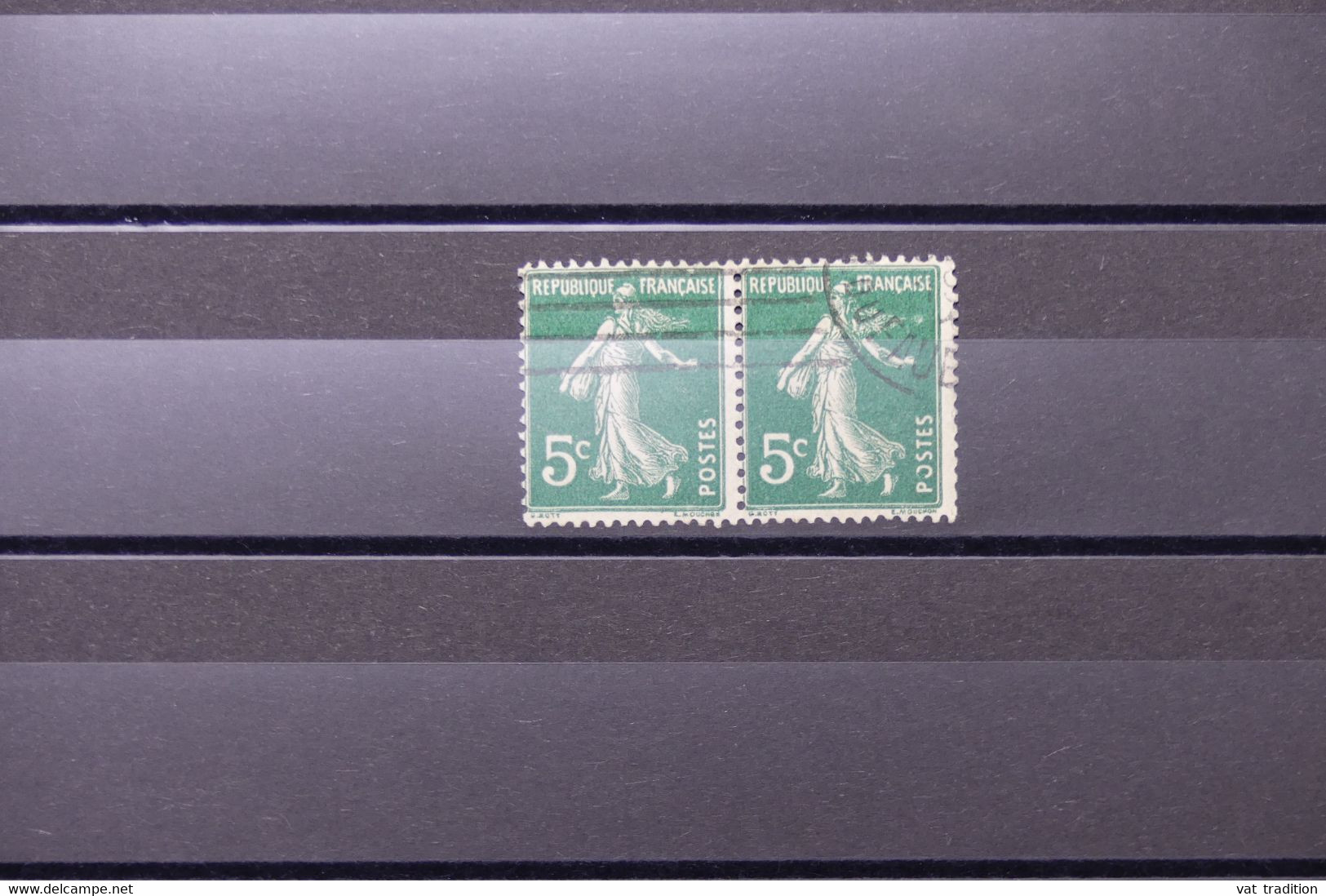 FRANCE - Variété - N° Yvert 137 - Type Semeuse - O De Postes Brisé Tenant à Normal - Oblitérés - L 74038 - Used Stamps