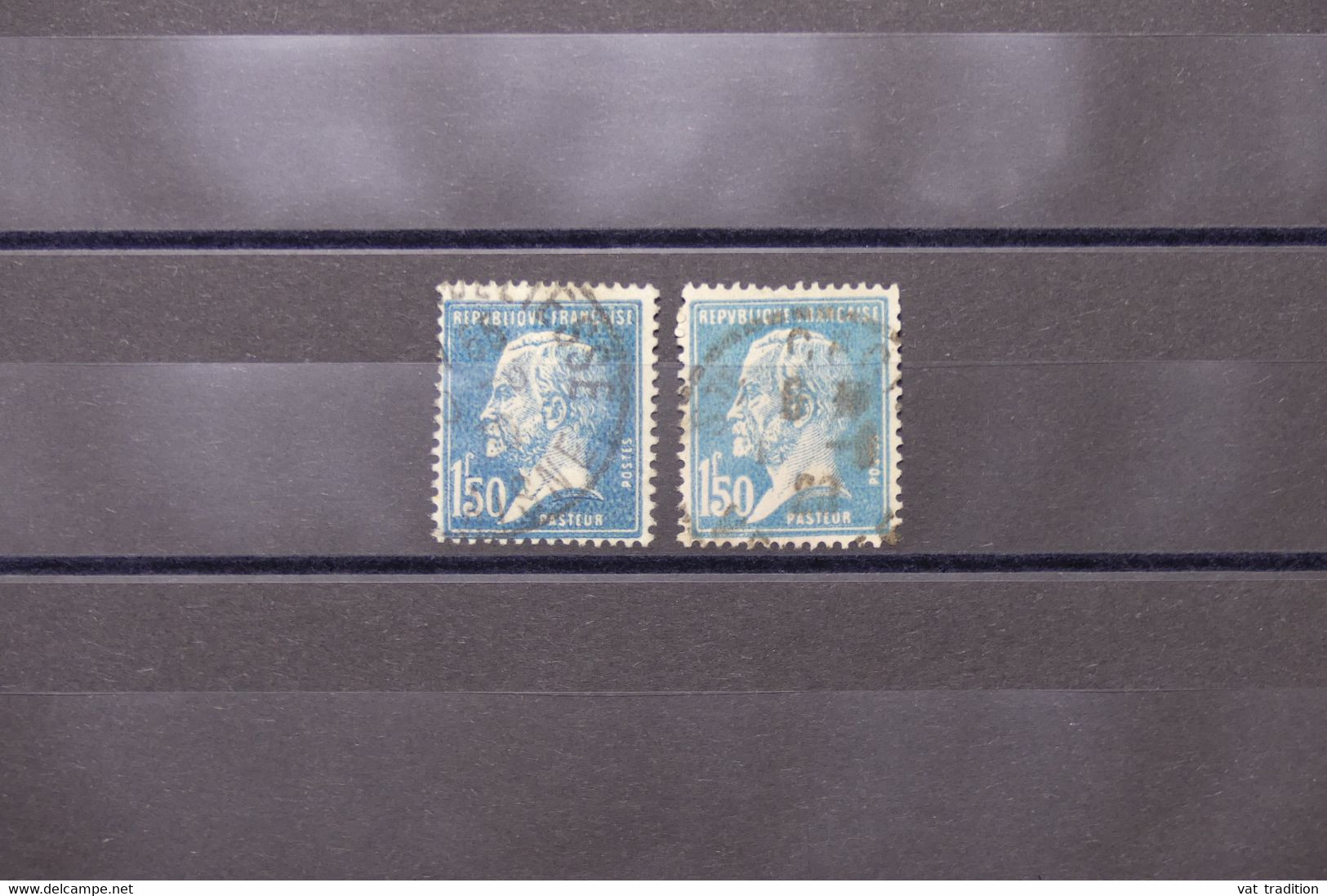 FRANCE - Variété - N° Yvert 181 - Type Pasteur - Chiffre Maigre + Normal - Oblitérés - L 74045 - Gebruikt