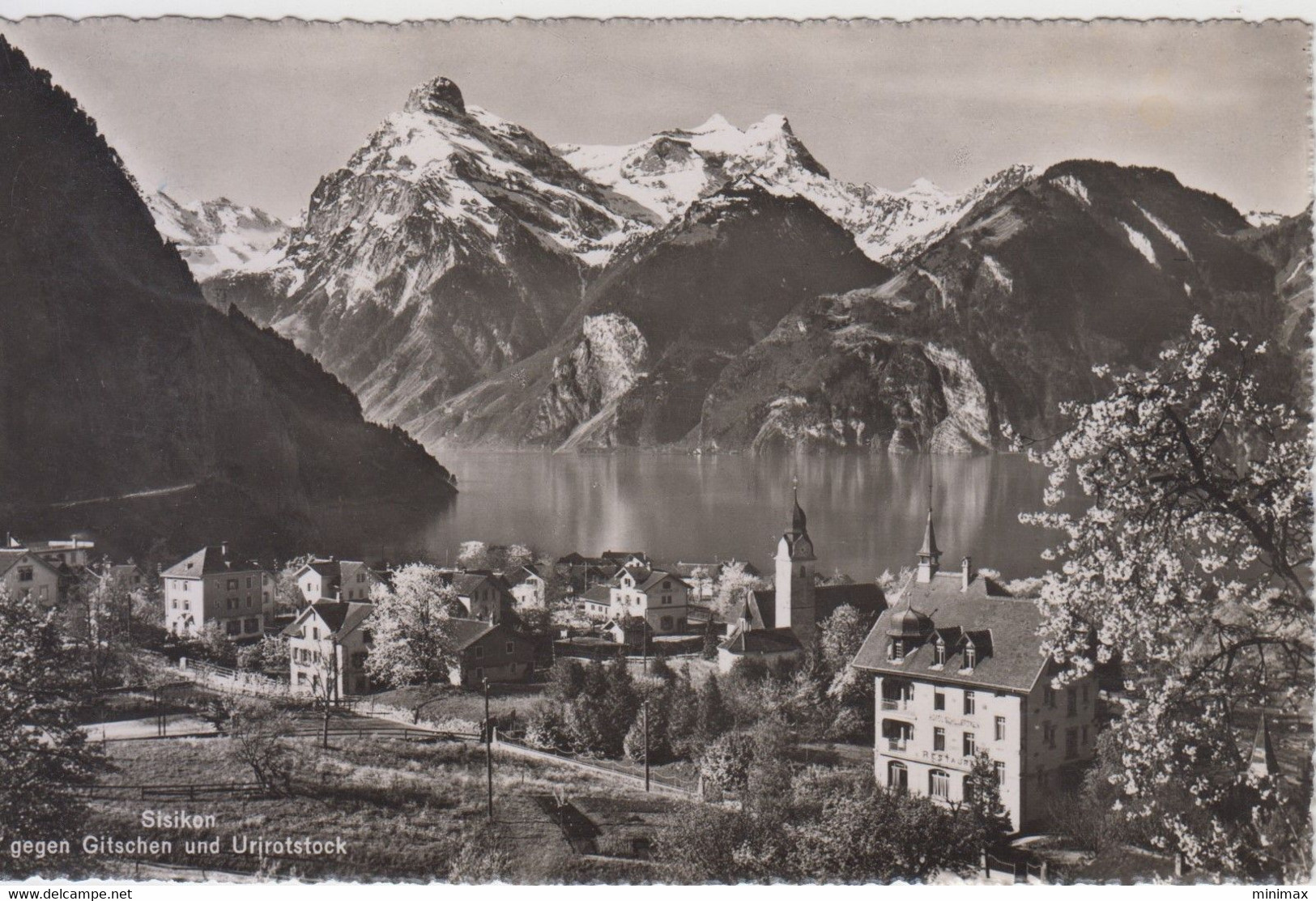 Carte Photo - Sisikon - Gegen Gitschen Nd Uriratstock - 1946 - Sisikon