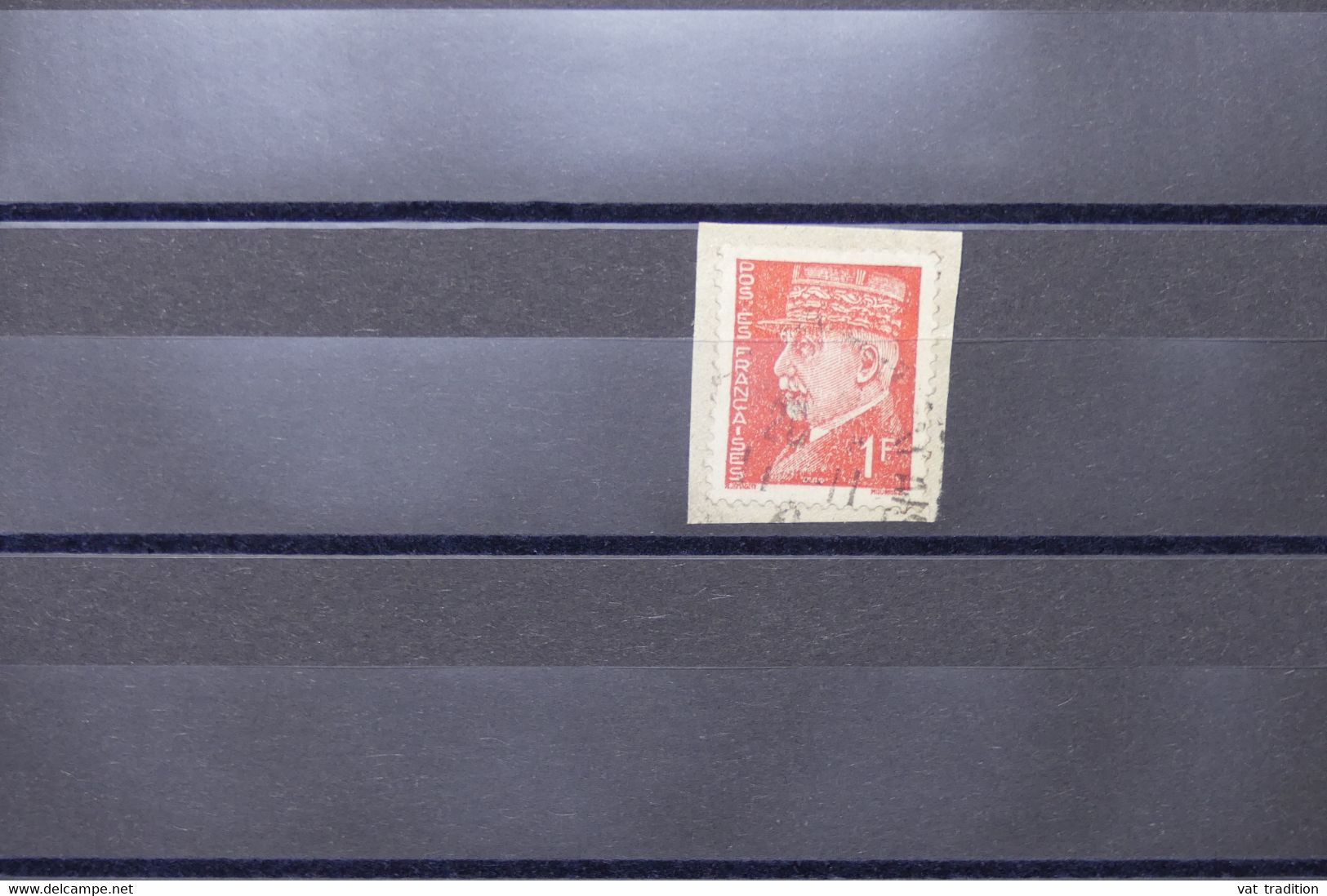 FRANCE - Variété - N° Yvert 514 - Type Pétain - T De Postes Défectueux - Oblitéré Sur Fragment - L 74059 - Used Stamps