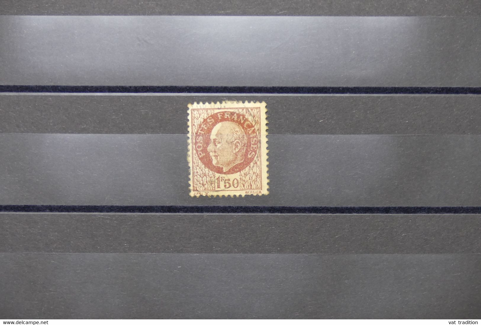 FRANCE - Variété - N° Yvert 517 - Type Pétain - " Maréchal à La Bave " - Oblitéré - L 74062 - Gebraucht