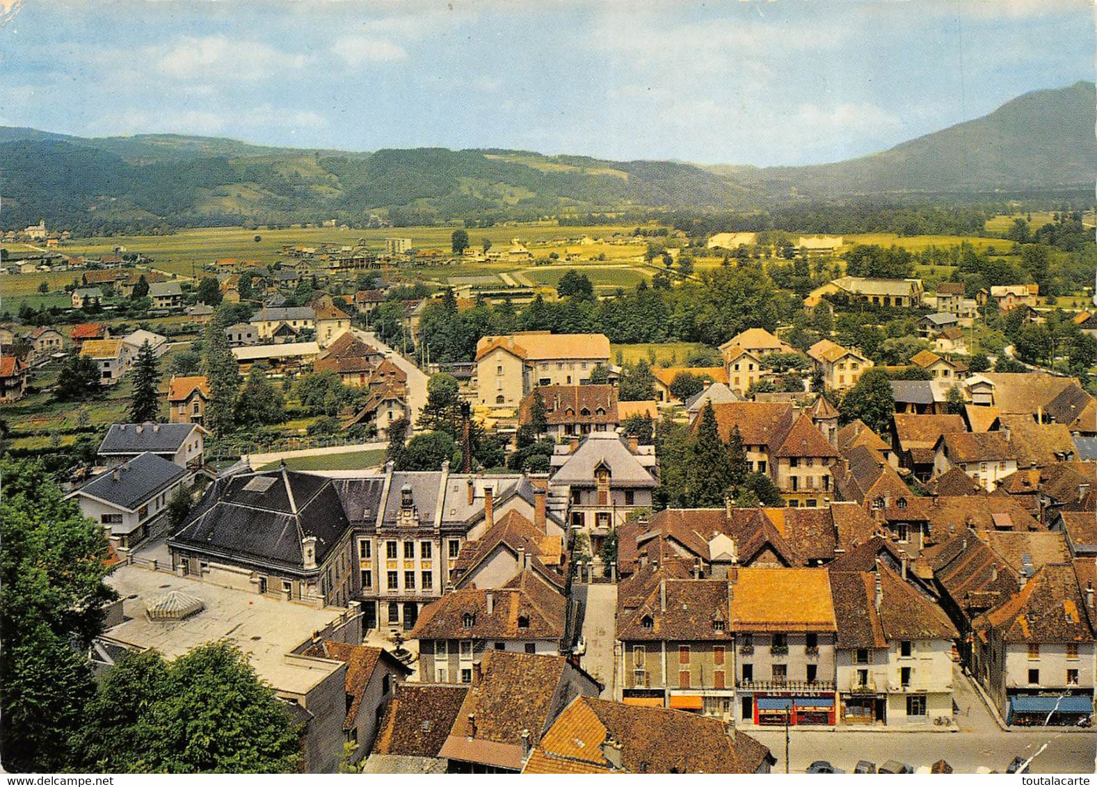 CPSM 38 ST LAURENT DU PONT VUE GENERALE        Grand Format  15 X 10,5 Cm - Saint-Laurent-du-Pont