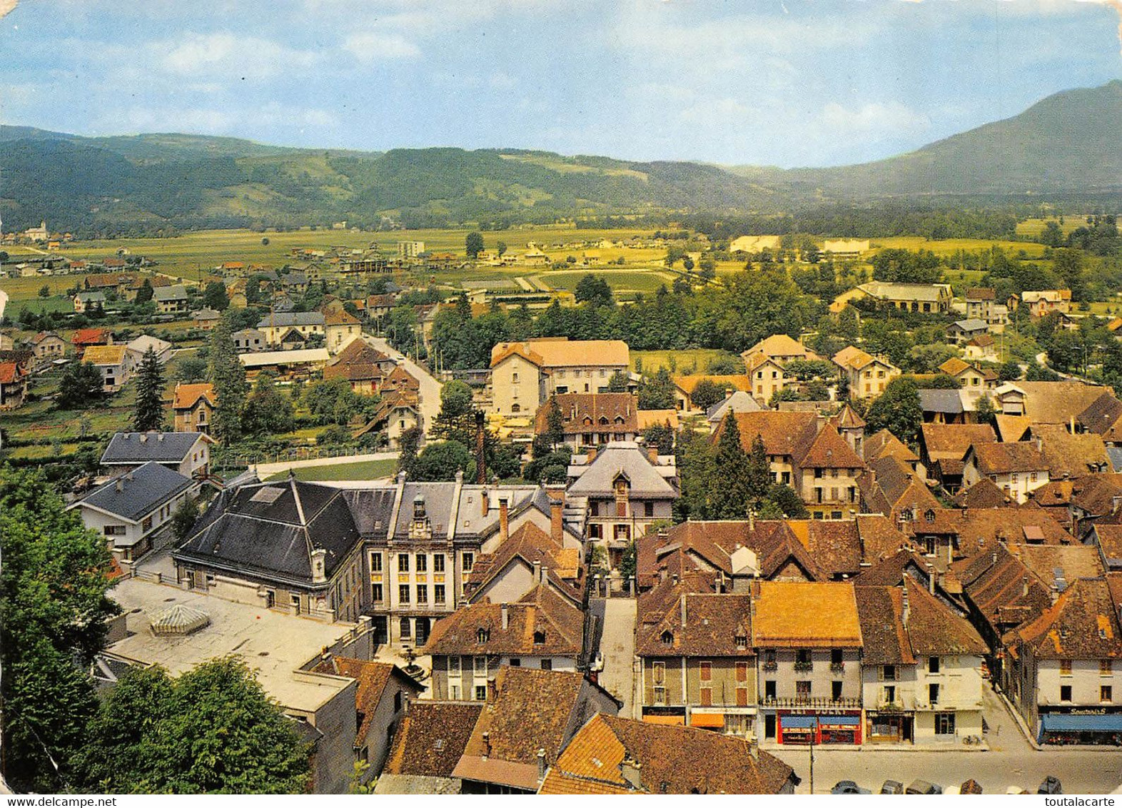 CPSM 38 ST LAURENT DU PONT VUE GENERALE        Grand Format  15 X 10,5 Cm - Saint-Laurent-du-Pont