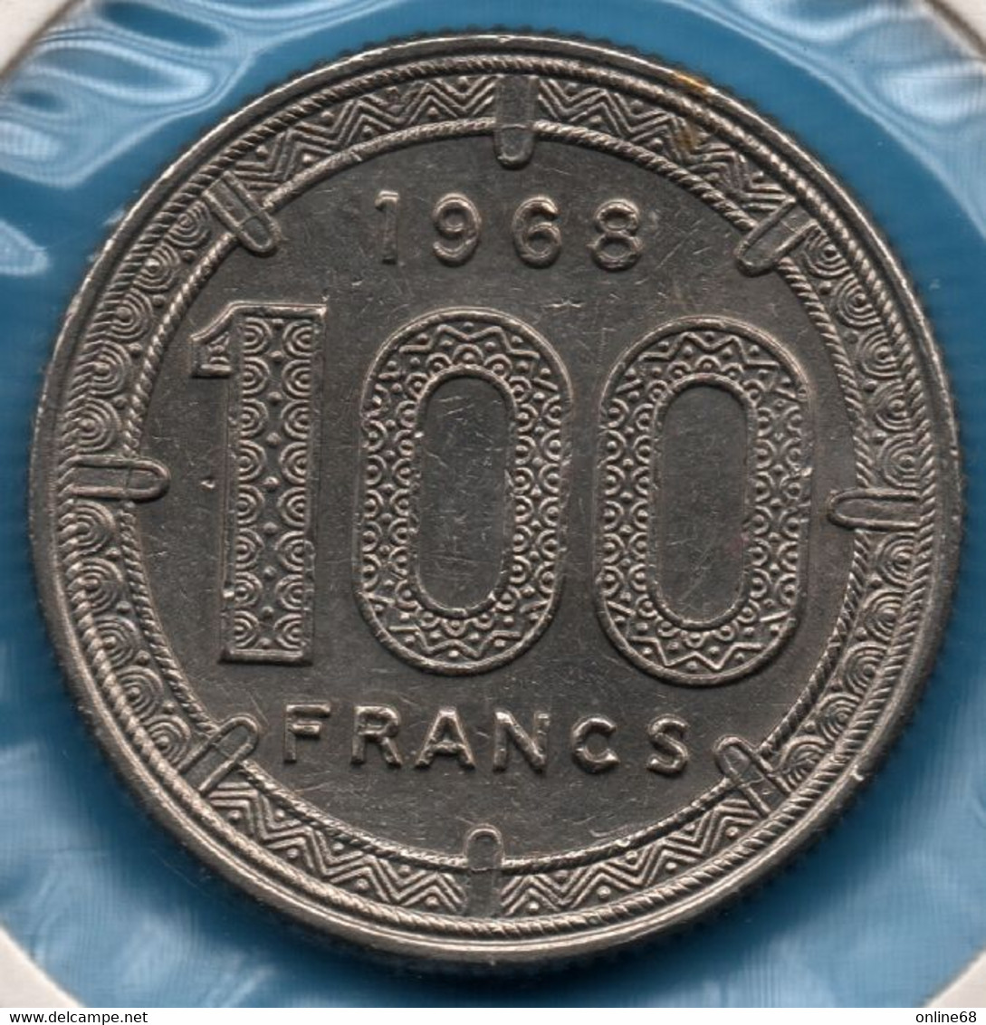 ETAT DU CAMEROUN 100 FRANCS 1968 KM# 14 Giant Eland - Cameroun