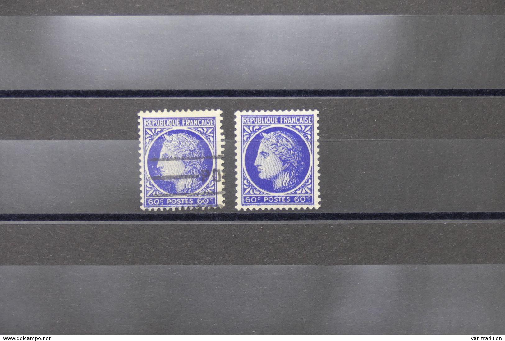 FRANCE - Variété - N° Yvert 674 - Type Mazelin - " Aux Postillons " + Normal - Oblitéré - L 74086 - Used Stamps