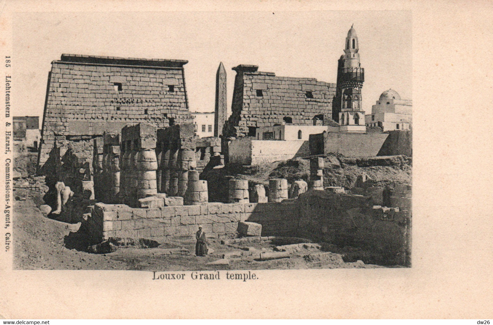 Louxor (Egypte) Le Grand Temple - Edition Lichtenstern & Harari - Carte Non Circulée - Louxor