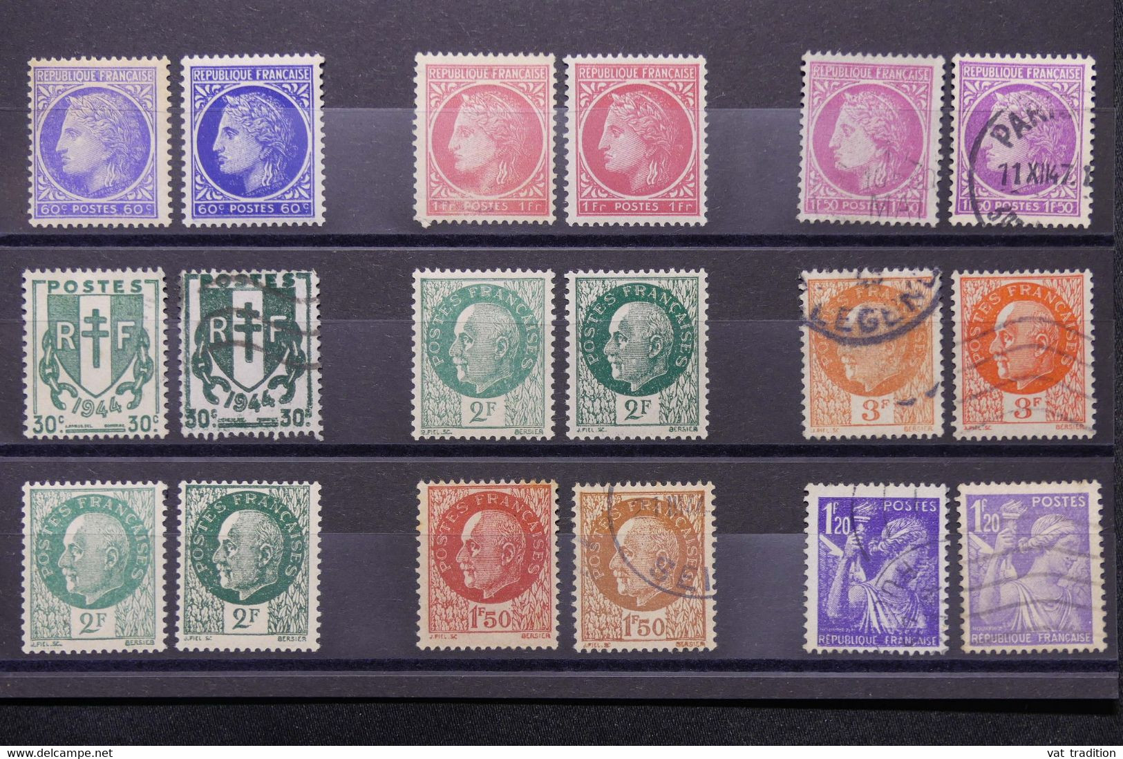 FRANCE - Variétés - Lot De 18 Valeurs Avec Nuances - L 74090 - Non Classés