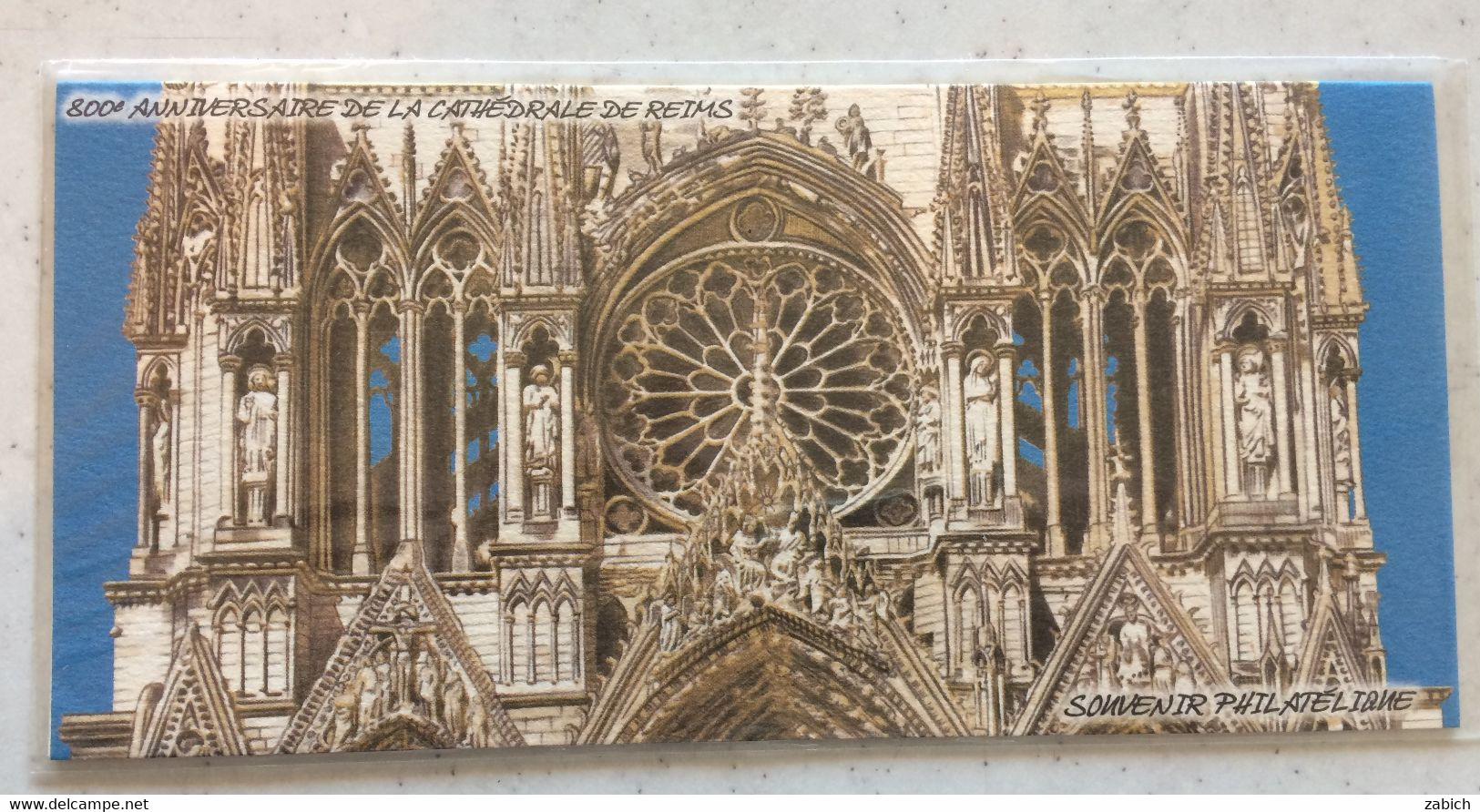 FRANCE BLOC SOUVENIR 2011 N°58 CATHEDRALE DE REIMS SOUS BLISTER - Souvenir Blocks & Sheetlets