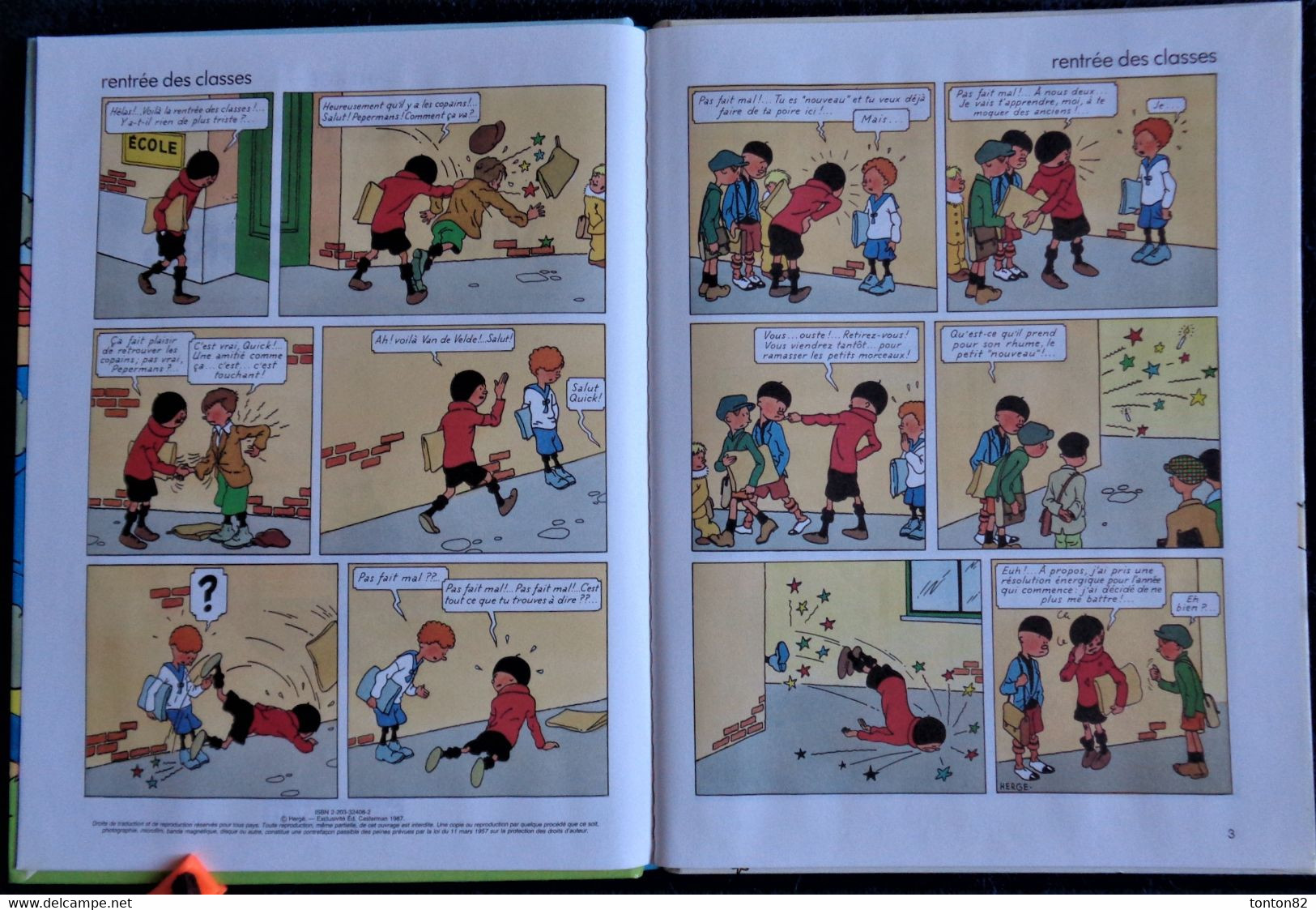 Hergé - Quick Et Flupke - Vive Le Progrès - Casterman -  ( 1987 ) . - Quick Et Flupke