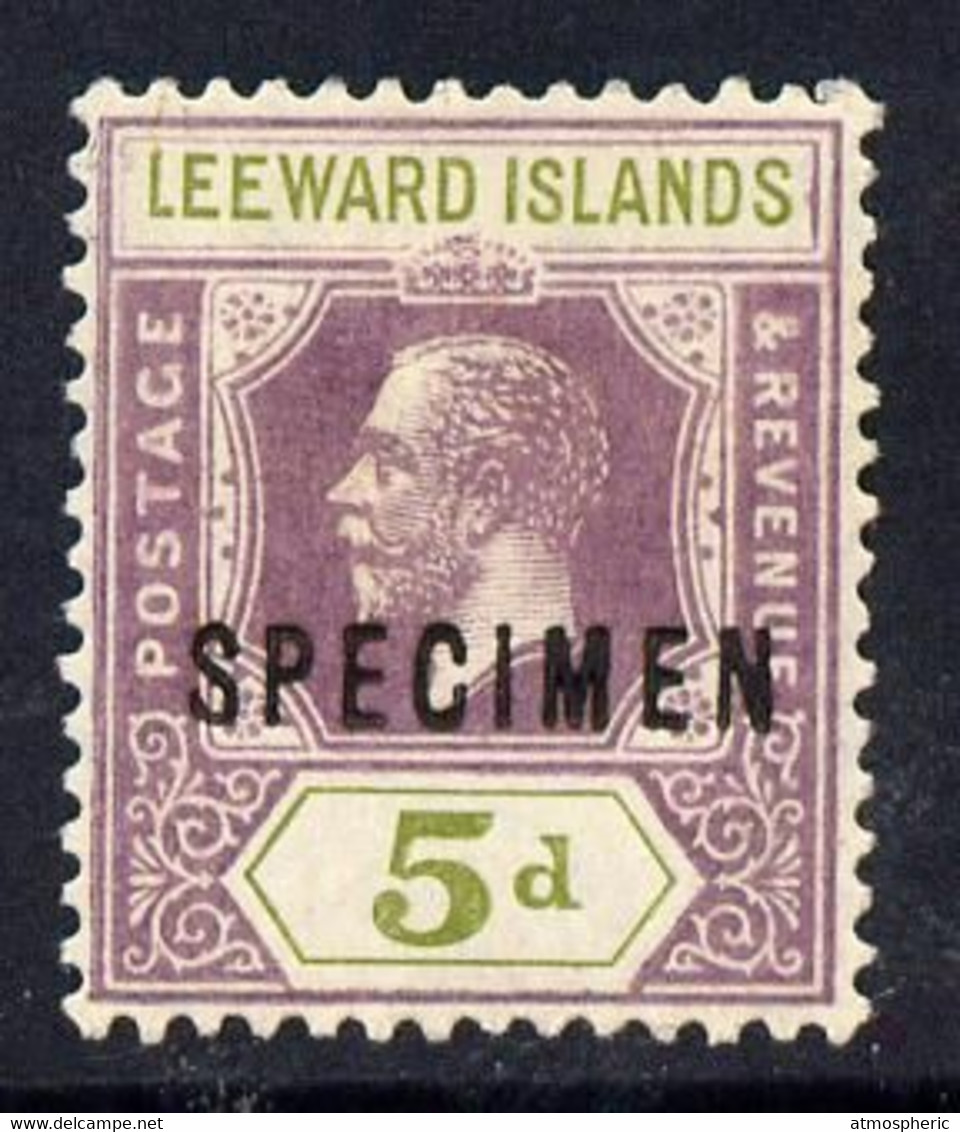 151233	Leeward Islands SG71s Overprinted SPECIMEN - Non Dentelés, épreuves & Variétés