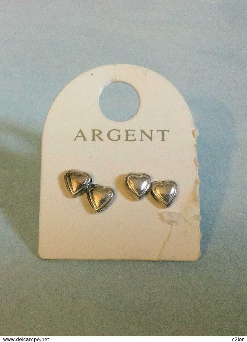 Ancien Lot De 3 Paires De Boucles D'oreilles En Argent 925 (lot 3) - Earrings